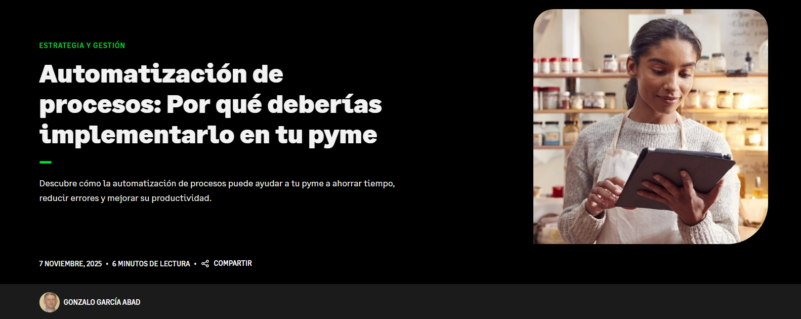 Los 5 procesos que toda pyme debería automatizar hoy