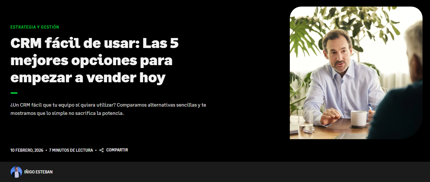 CRM para pymes: qué es y cómo elegir el mejor para ti