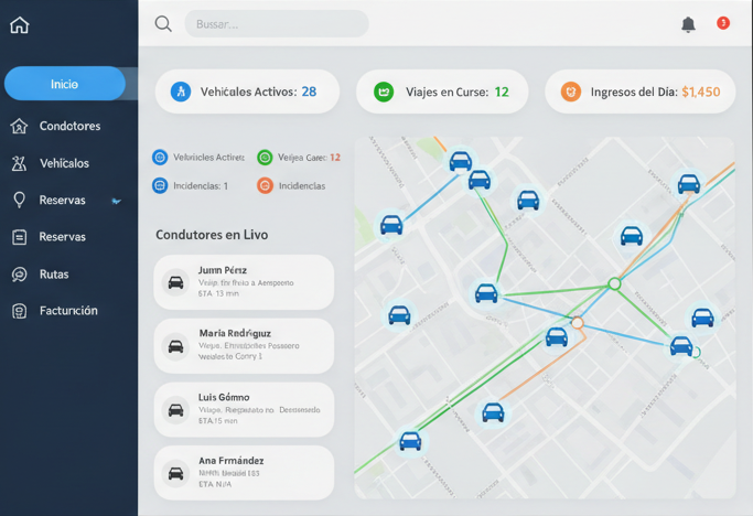 VTCProjectManager – Software de gestión de flotas